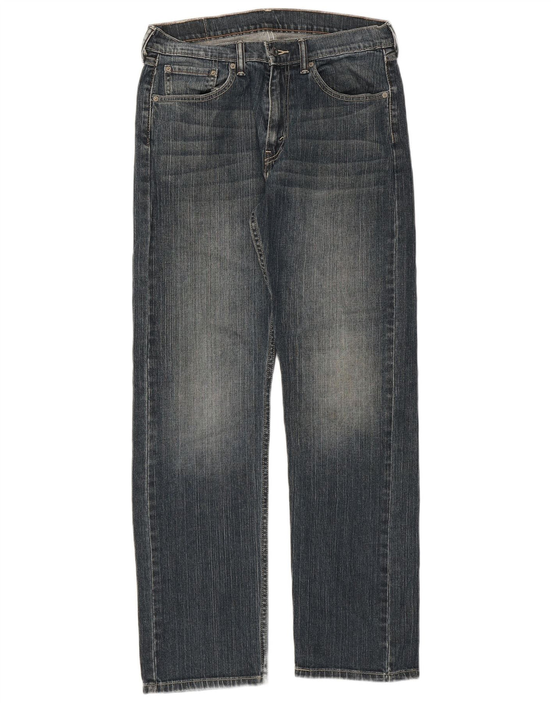 Levi's Herre 505 Straight Jeans W32 L32 Blå Bomuld