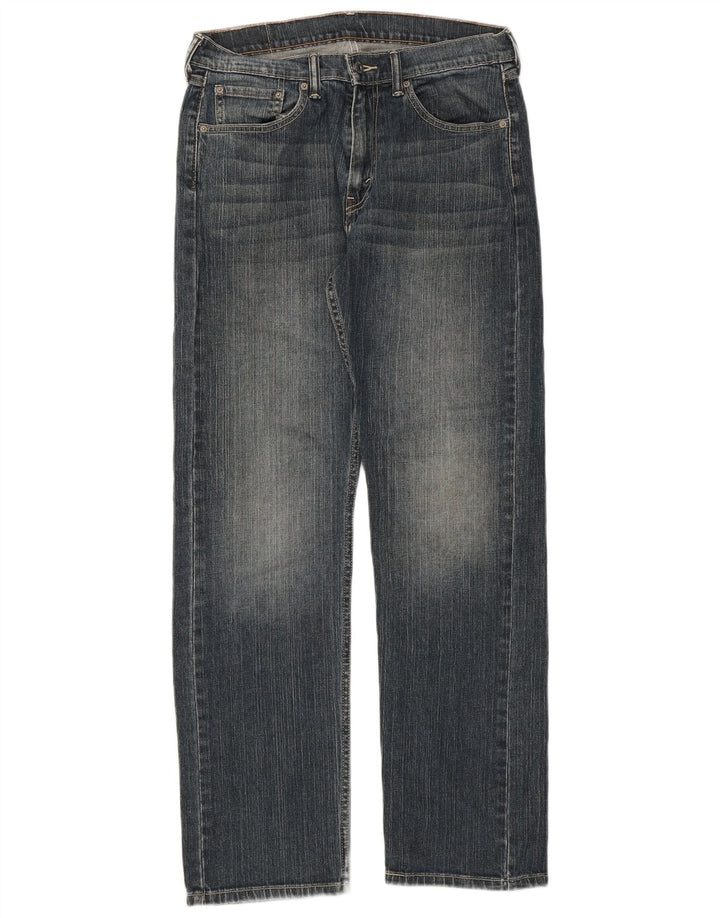 Levi's Herre 505 Straight Jeans W32 L32 Blå Bomuld