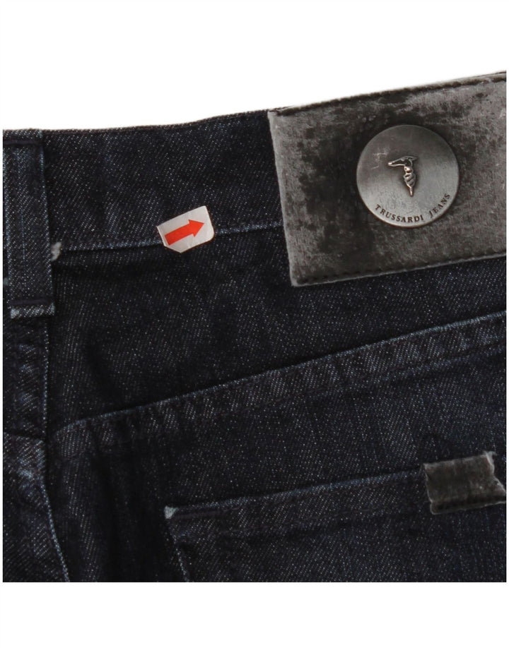 TRUSSARDI Straight jeans til mænd W33 L31 Marineblå