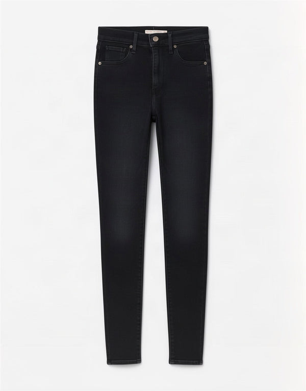 Levi's Womens High Rise Super Skinny Jeans W26 L30 Marineblå Bomuld