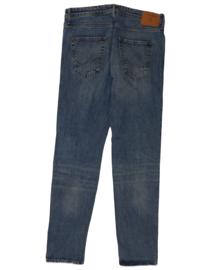 Jack & Jones Herre Slim Jeans W34 L34 Blå Bomuld