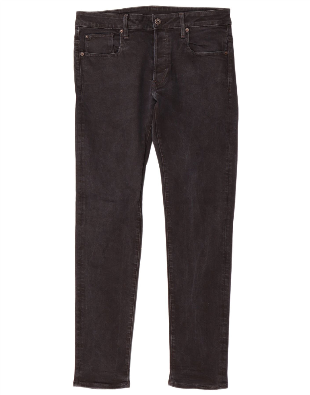 G-Star Herre 3301 Slim Jeans W34 L34 Sort Bomuld