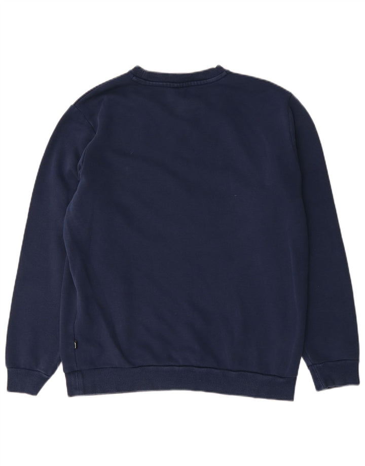Puma Herre grafisk sweatshirt Jumper Medium Navyblå Bomuld