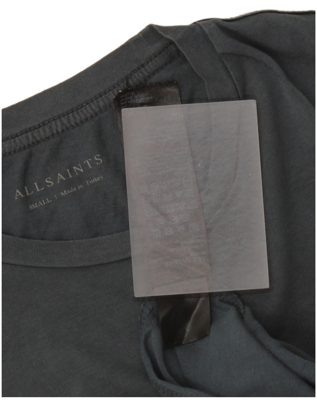 All Saints Herre T-Shirt Top Lille Grå Bomuld