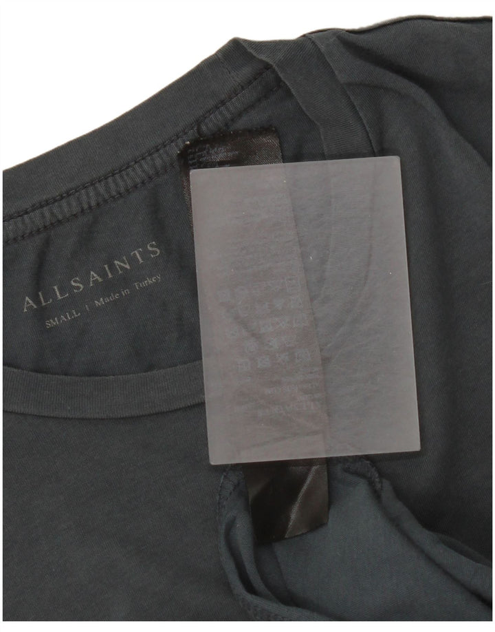 All Saints Herre T-Shirt Top Lille Grå Bomuld