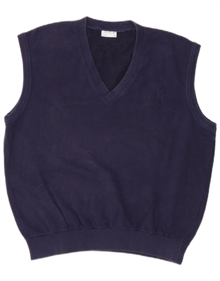 Sergio Tacchini Herrevest Tank Top Medium Navyblå Bomuld