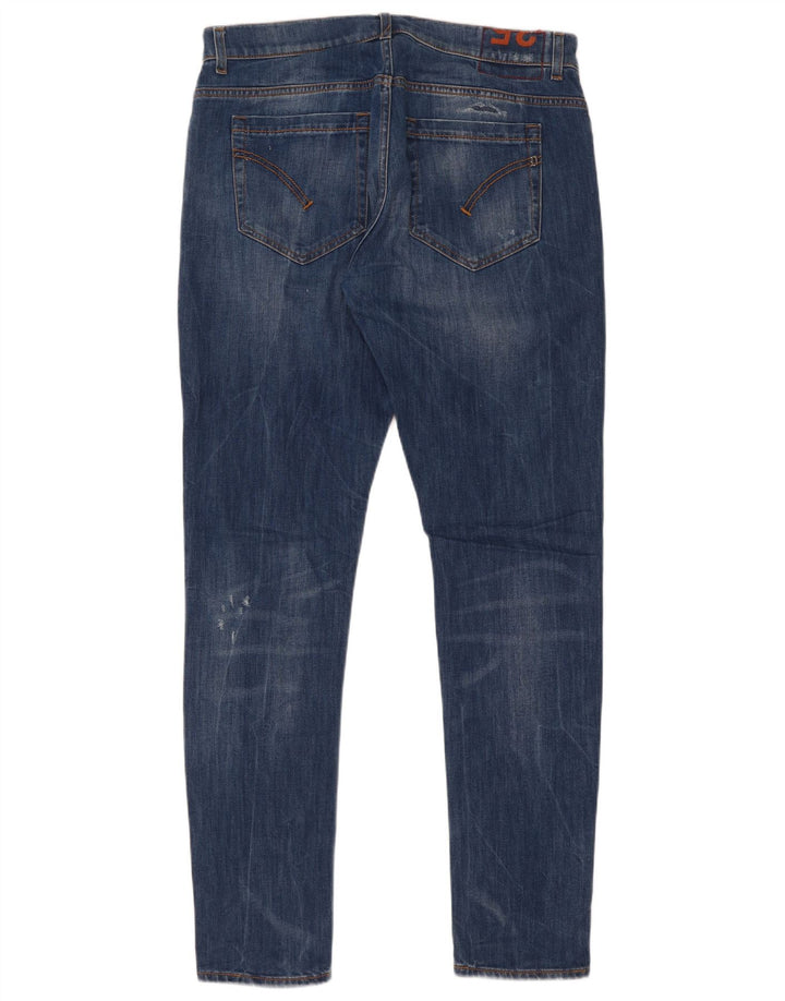 Dondup Herre Distressed Slim Jeans W35 L33 Blå Bomuld