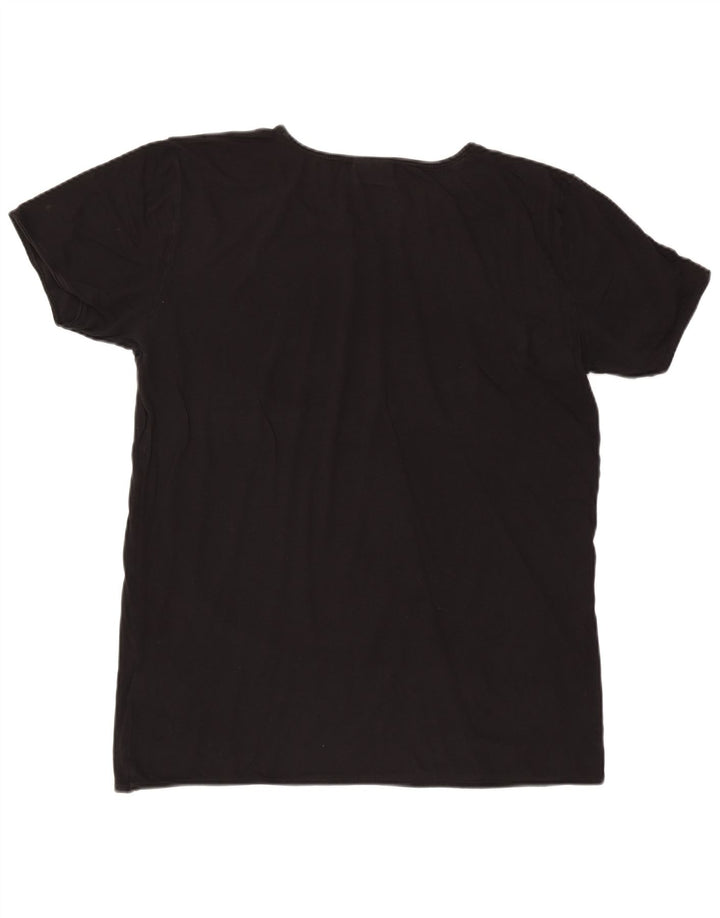Hugo Boss Herre T-Shirt Top 2XL Sort Bomuld