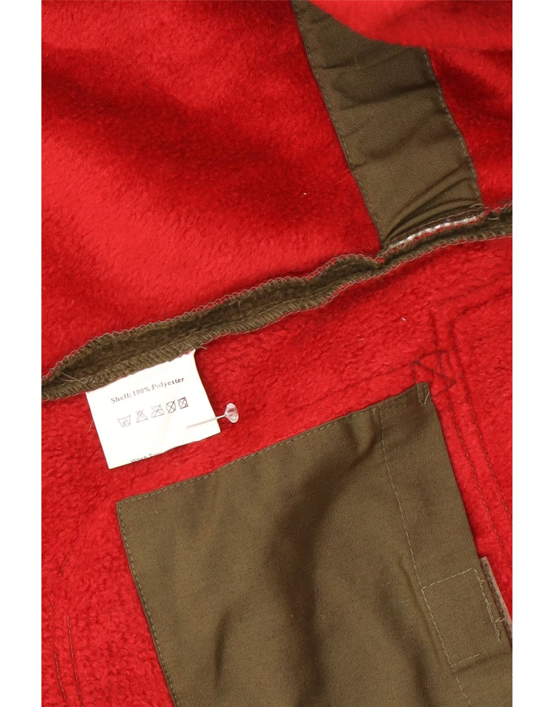 Deerhunter Herre Loose Fit Fleecejakke UK 38 Medium Khaki Colourblock