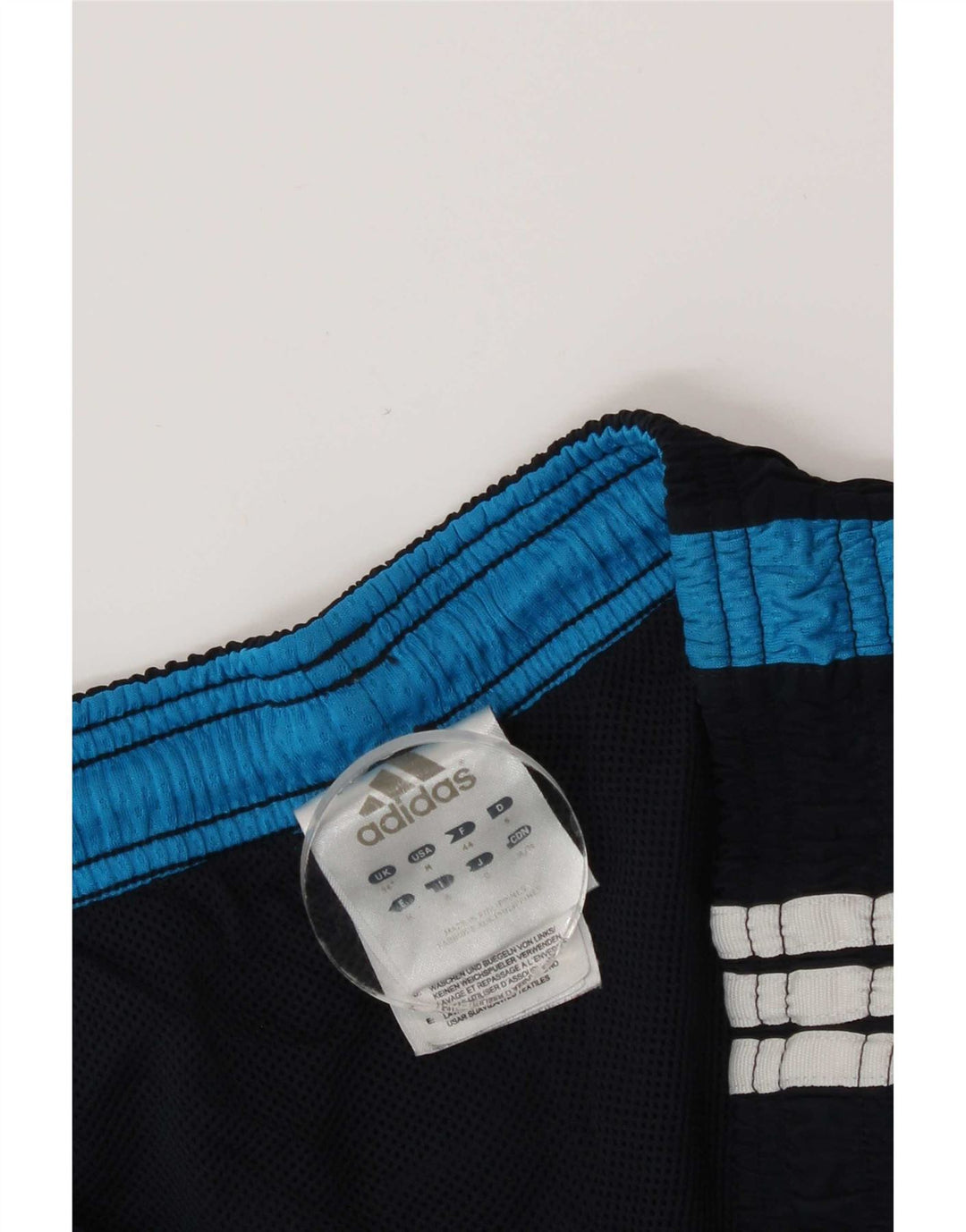 Adidas Herre Sportshorts Large Navy Blue Colourblock Polyester