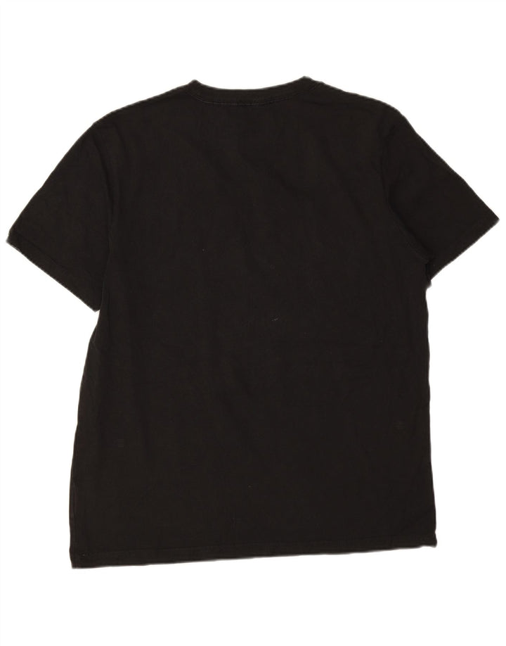 Vans Herre Relaxed Fit T-Shirt Top Medium Sort Colourblock Bomuld