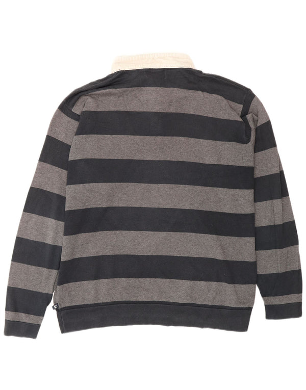 Marks & Spencer Herre Blue Harbor Polo Halstrøje Sweater Stor Grå