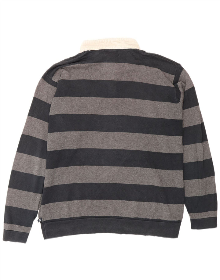 Marks & Spencer Herre Blue Harbor Polo Halstrøje Sweater Stor Grå