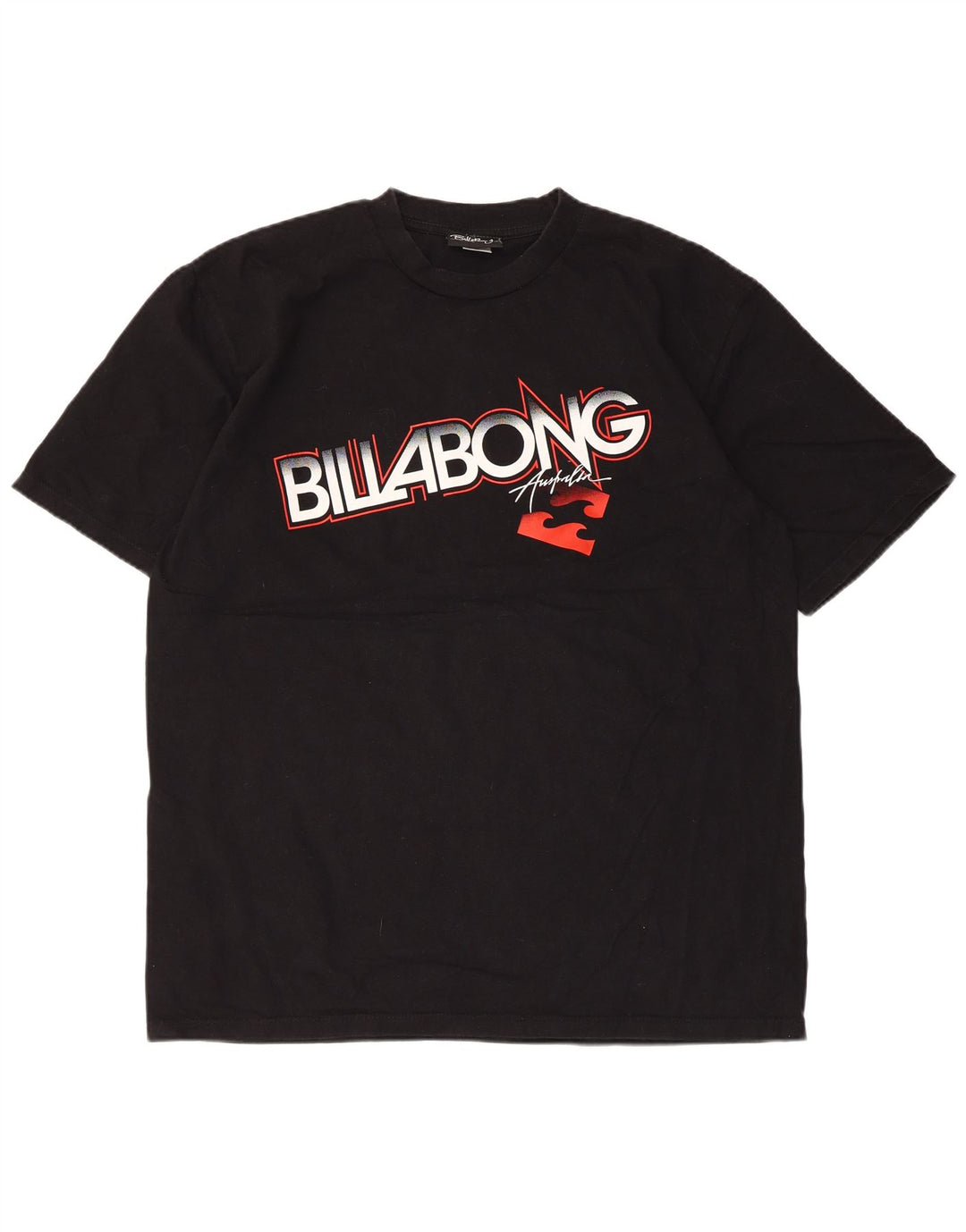 Billabong Herre Grafisk T-Shirt Top XL Sort Bomuld