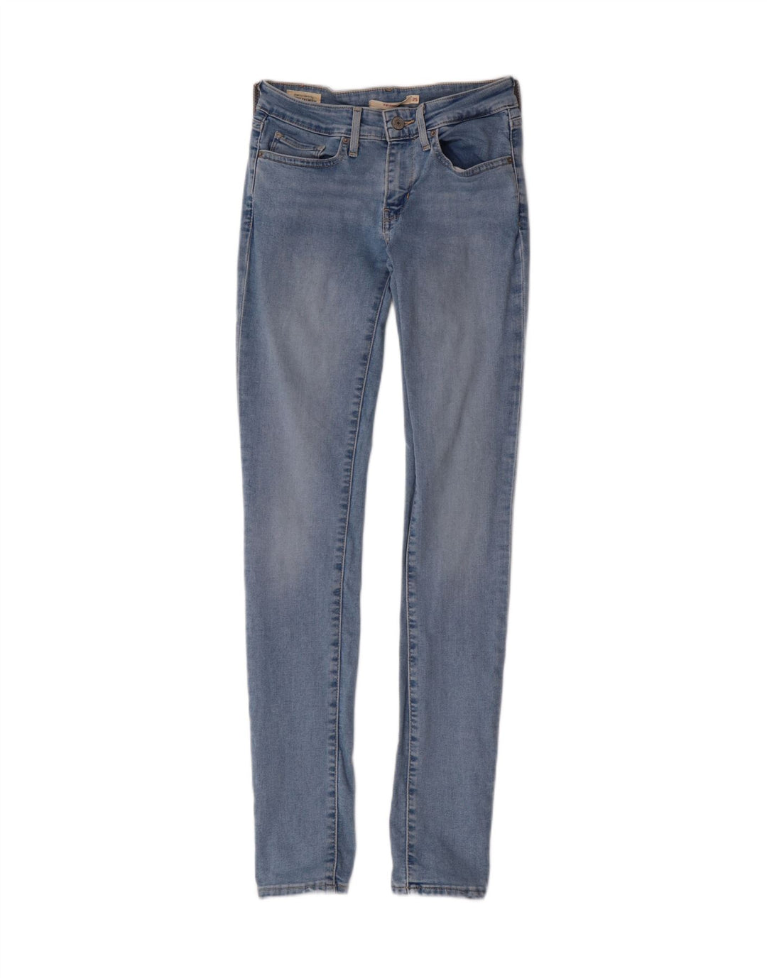 LEVI'S Womens 711 Skinny Jeans W25 L32 Blue Cotton Vintage Levi's and Second-Hand Levi's from Messina Hembry 