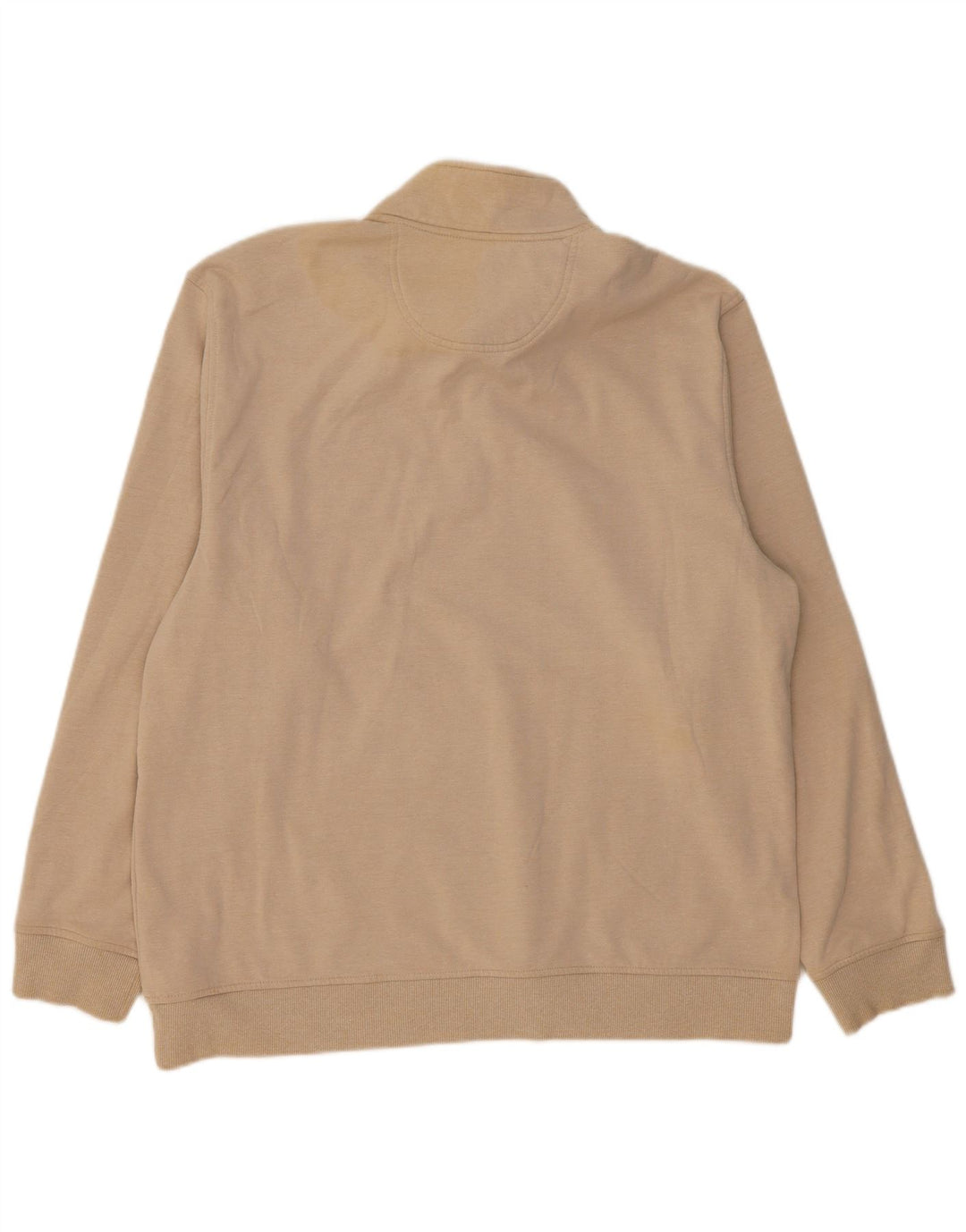 IZOD Sweatshirt med lynlås til mænd XL Beige Polyester