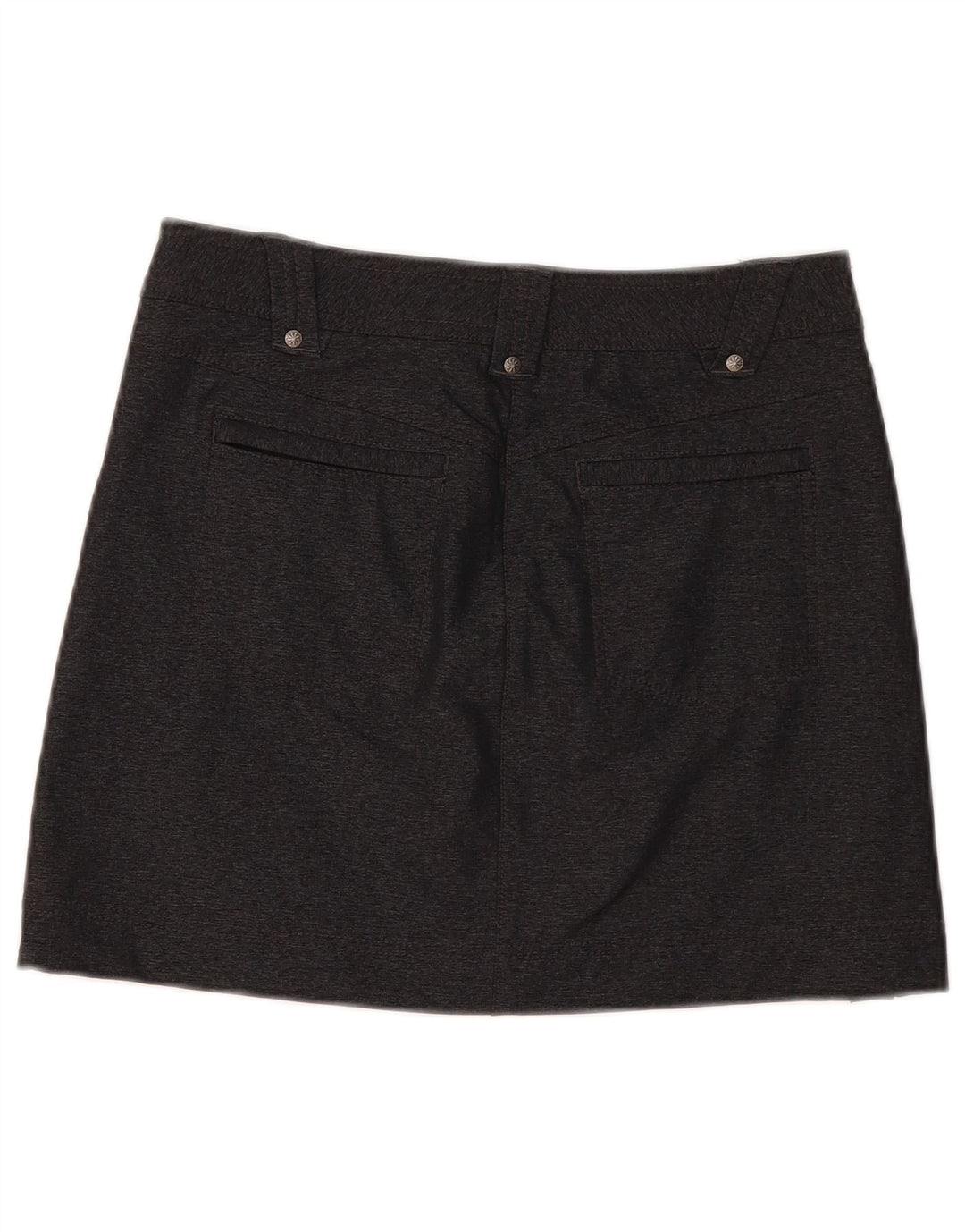 ATHLETA Dame Mini-nederdel US 2 XS W30 Grå Nylon