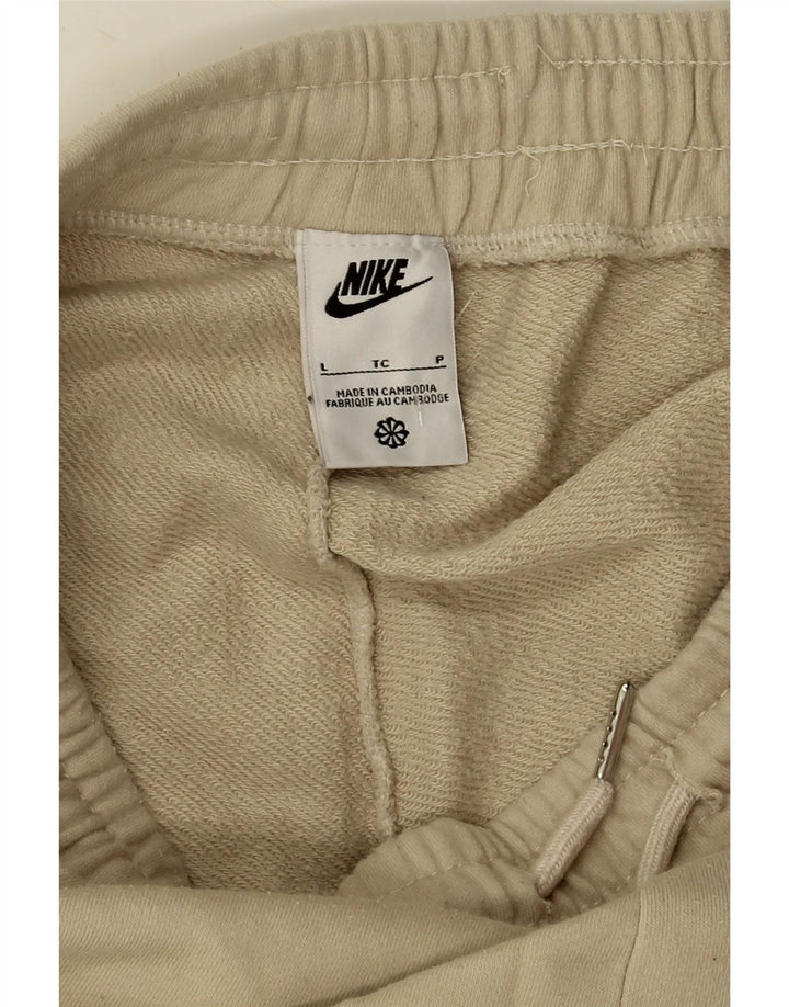 Nike grafiske sportsshorts til mænd, store beige
