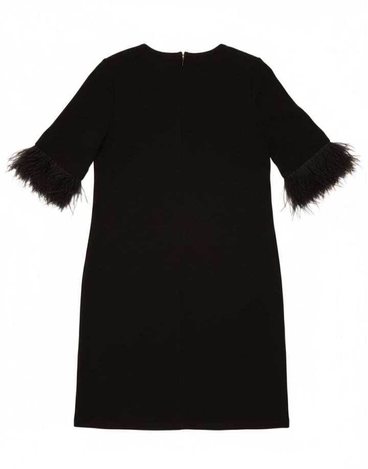 MICHAEL KORS Womens Sheath Dress UK 10 Small Black Viscose
