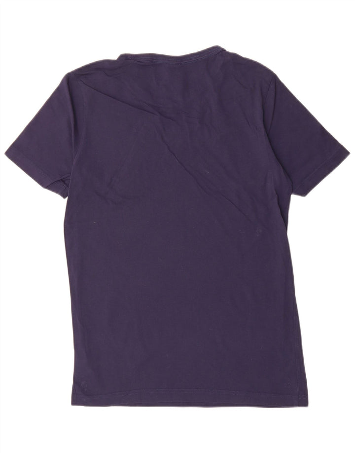 PUMA Mens T-Shirt Top Medium Navy Blue Cotton