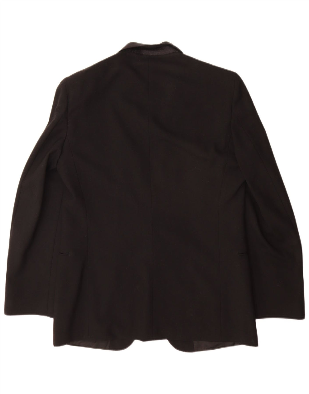 Sergio Valentino Herre 1 Knap Blazer Jakke IT 50 Stor Sort Virgin Wool