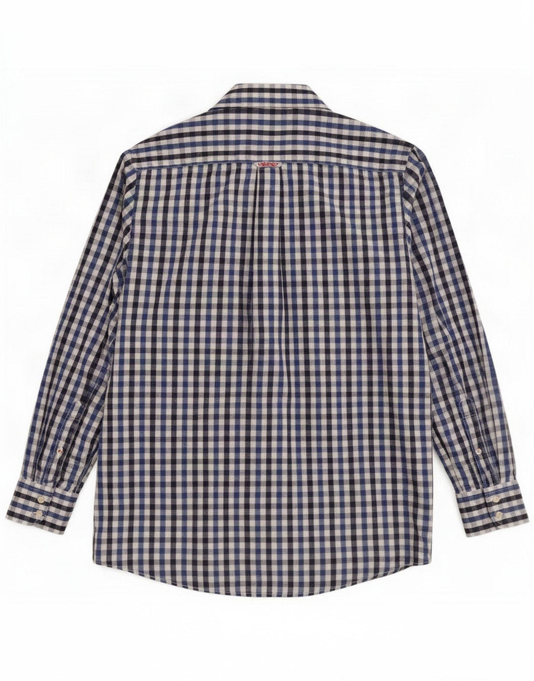 Crew Clothing Herreskjorte Stor blå Gingham Cotton