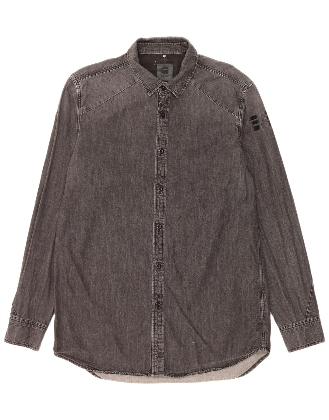 G-Star Herre Denim Shirt Stor Grå Bomuld