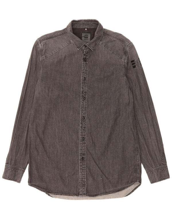 G-Star Herre Denim Shirt Stor Grå Bomuld