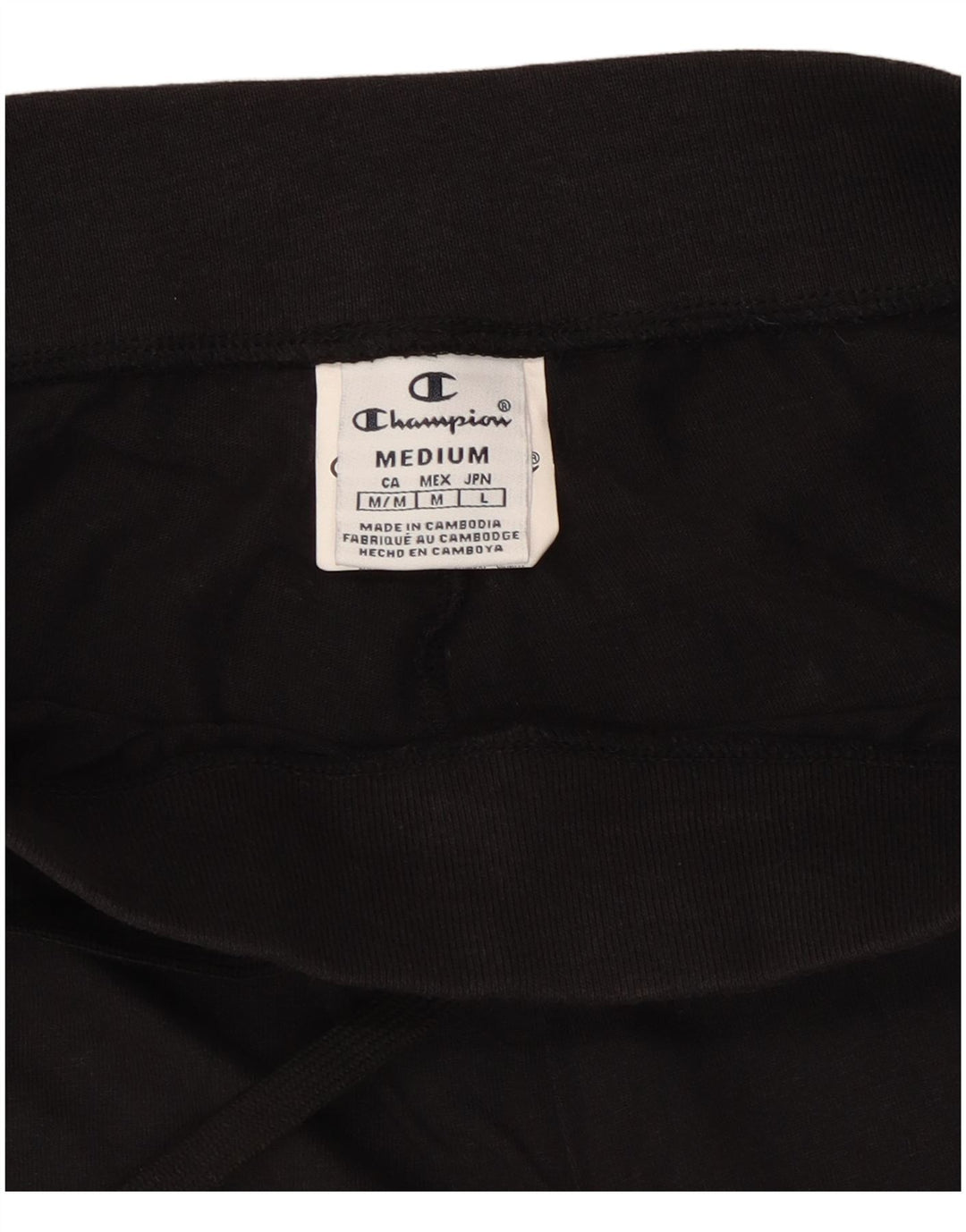 Champion Womens Sports Shorts UK 12 Medium Black Bomuld