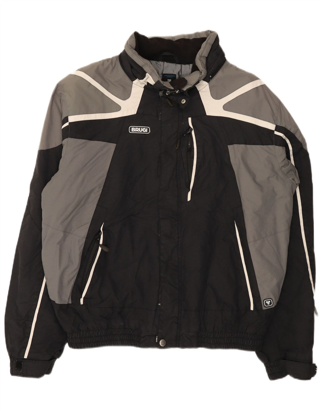 Brugi Herre Skijakke XL Sort Colourblock