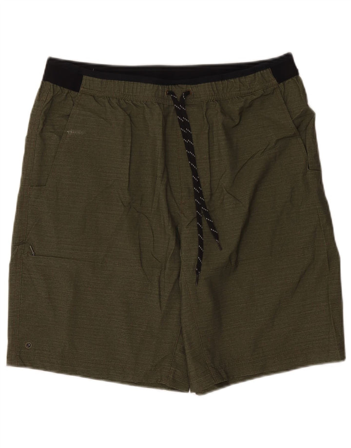 Columbia Herre Sportshorts Medium Khaki Colourblock Polyester