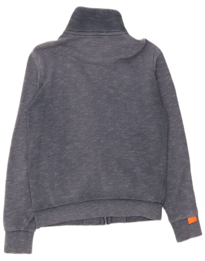 Superdry Træningsdragt Topjakke til mænd, lille grå flækket bomuld