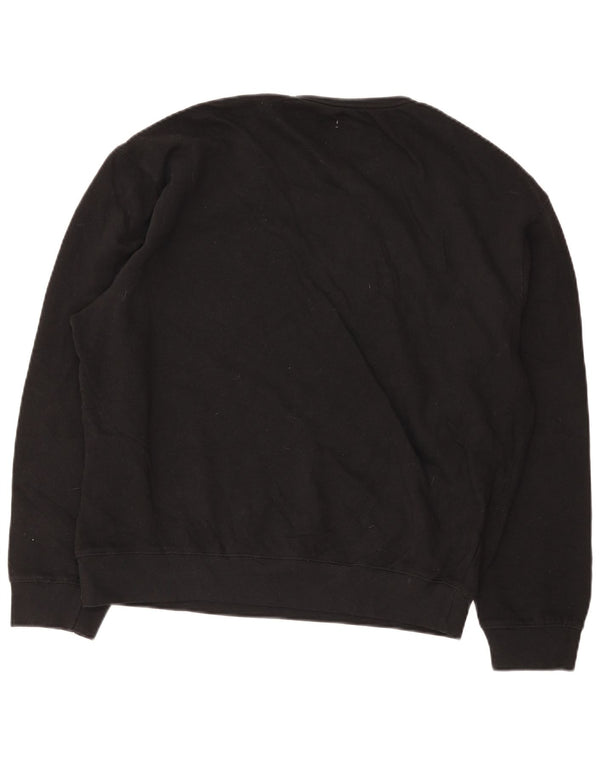 Gap Herre Grafisk Sweatshirt Jumper XL Sort Bomuld
