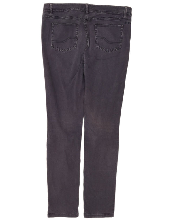 Fat Face Dame Slim Jeans UK 12 Medium W34 L30 Navy Blue Bomuld