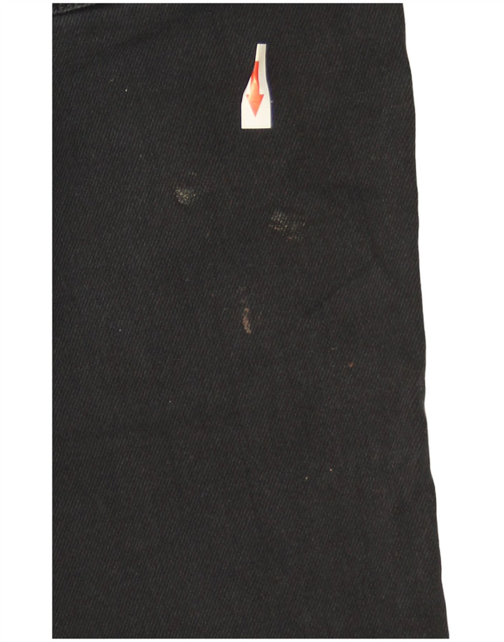 Levi's lige jeans til kvinder W27 L32 sort bomuld