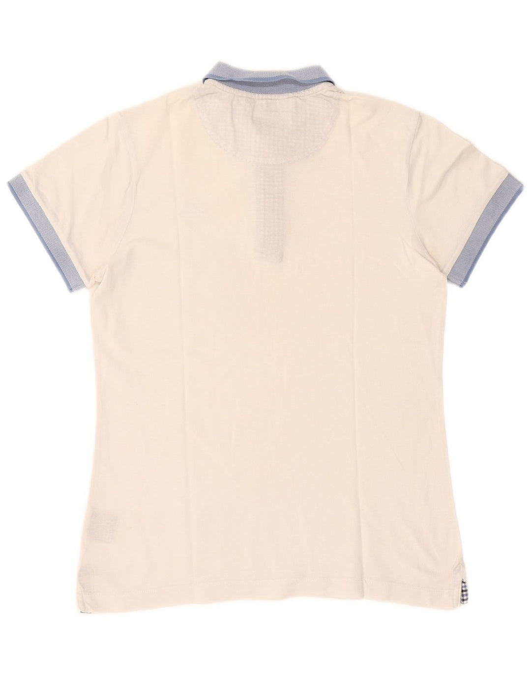 Kappa herre poloshirt Medium White Colourblock Bomuld