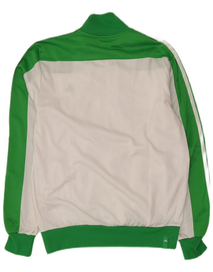 Adidas Herre 3D Arc træningsdragt Topjakke UK 38/40 Medium White Colourblock