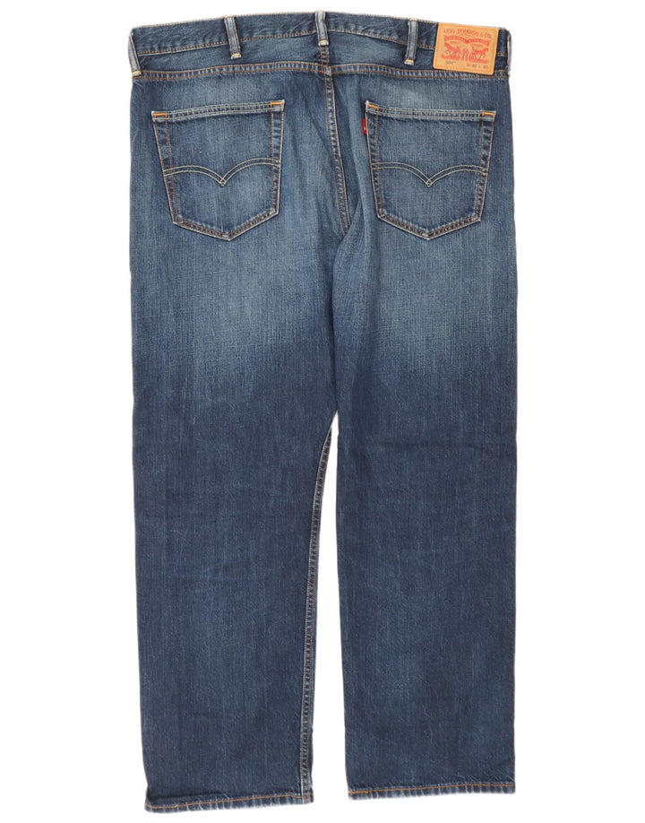 Levi's Herre 504 Straight Jeans W40 L30 Blå Bomuld