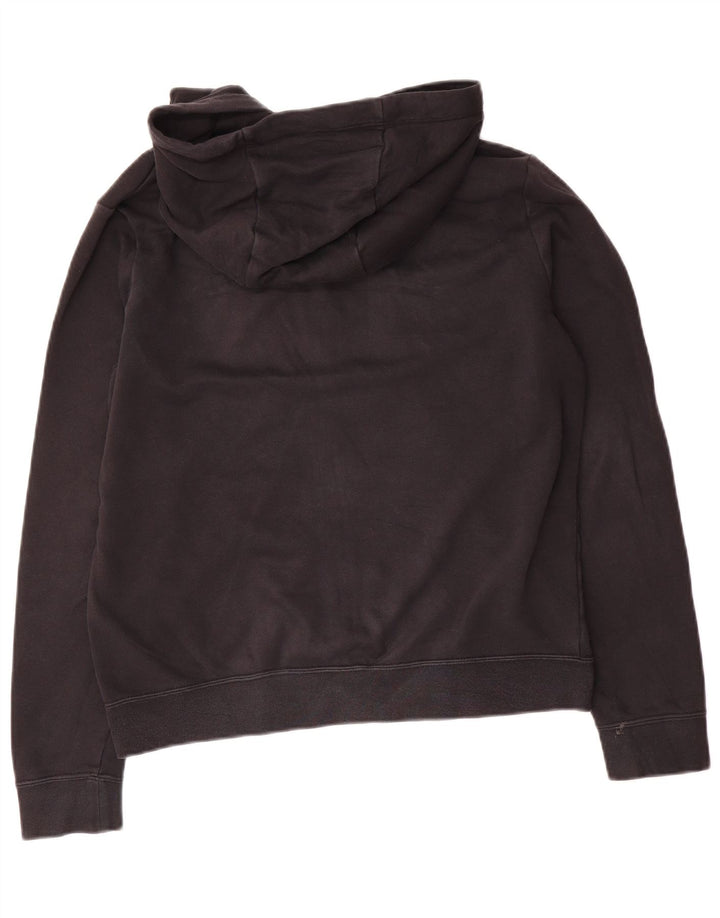 Nike Dame Oversized Hættetrøje Sweater UK 10 Lille Sort