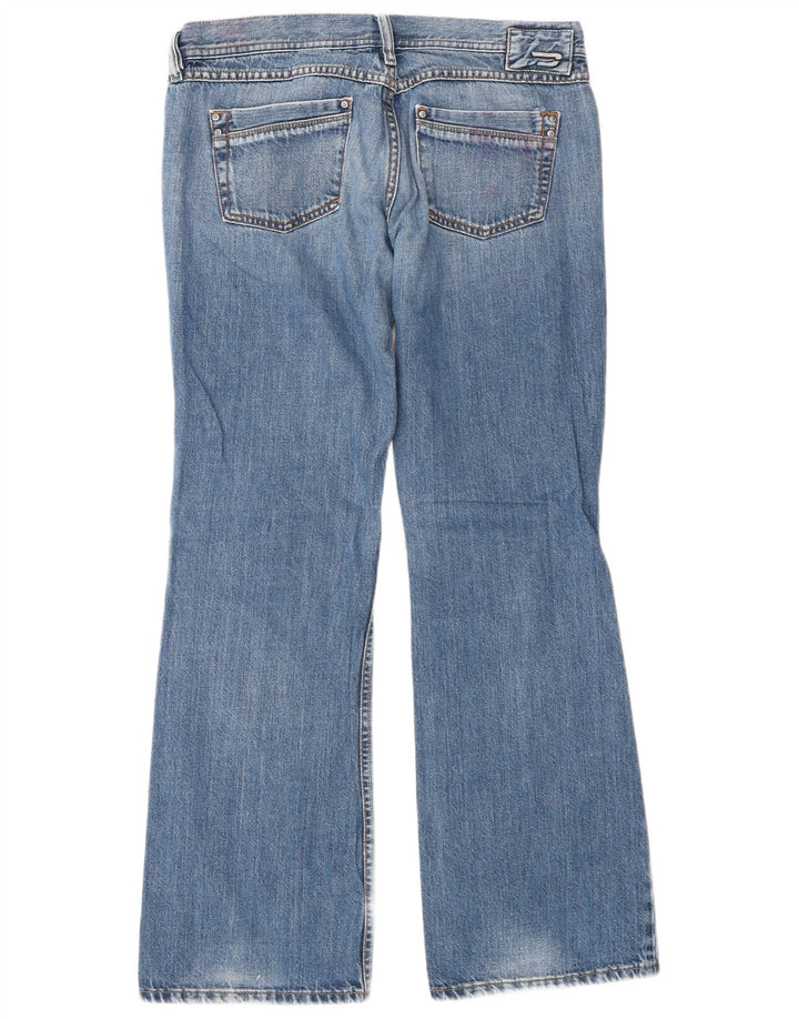 Diesel Dame Bootcut Jeans W28 L30 Blå Bomuld