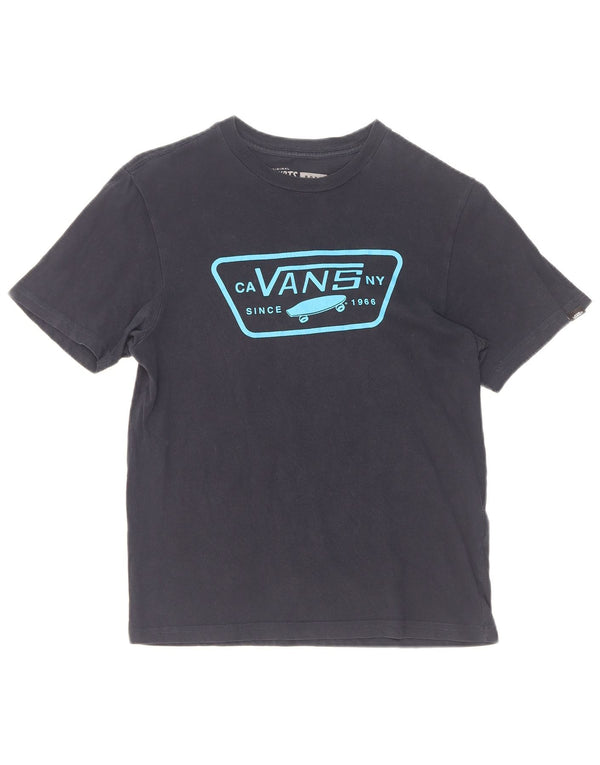 Vans Drenge Grafisk T-Shirt Top 12-13 År Stor Marineblå