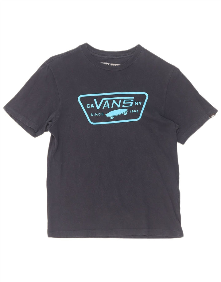 Vans Drenge Grafisk T-Shirt Top 12-13 År Stor Marineblå