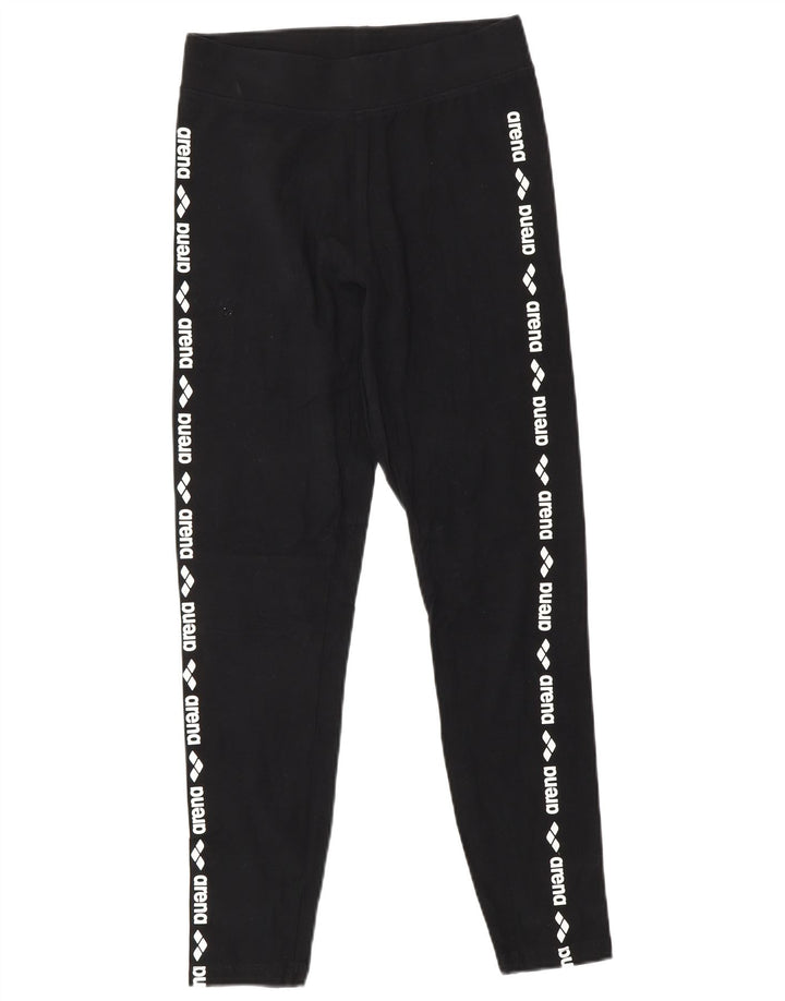 ARENA Grafiske Leggings til kvinder UK 6 XS Sort bomuld