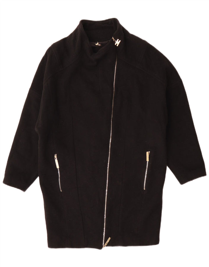 Elisabetta Franchi Dame Oversized Overfrakke IT 40 Lille Sort
