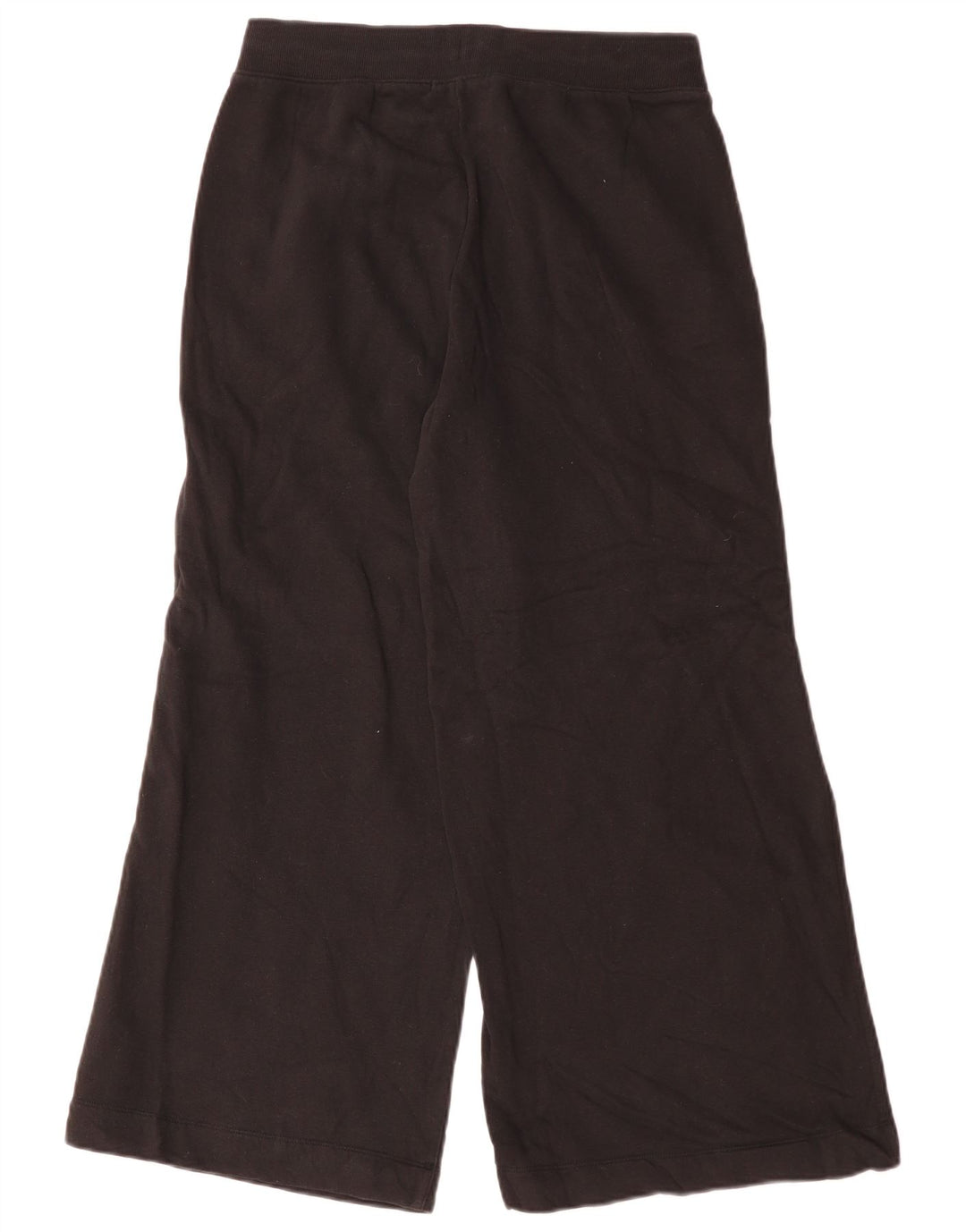 Marks & Spencer Womens Wide Leg Tracksuit Trousers UK 12 Medium Black