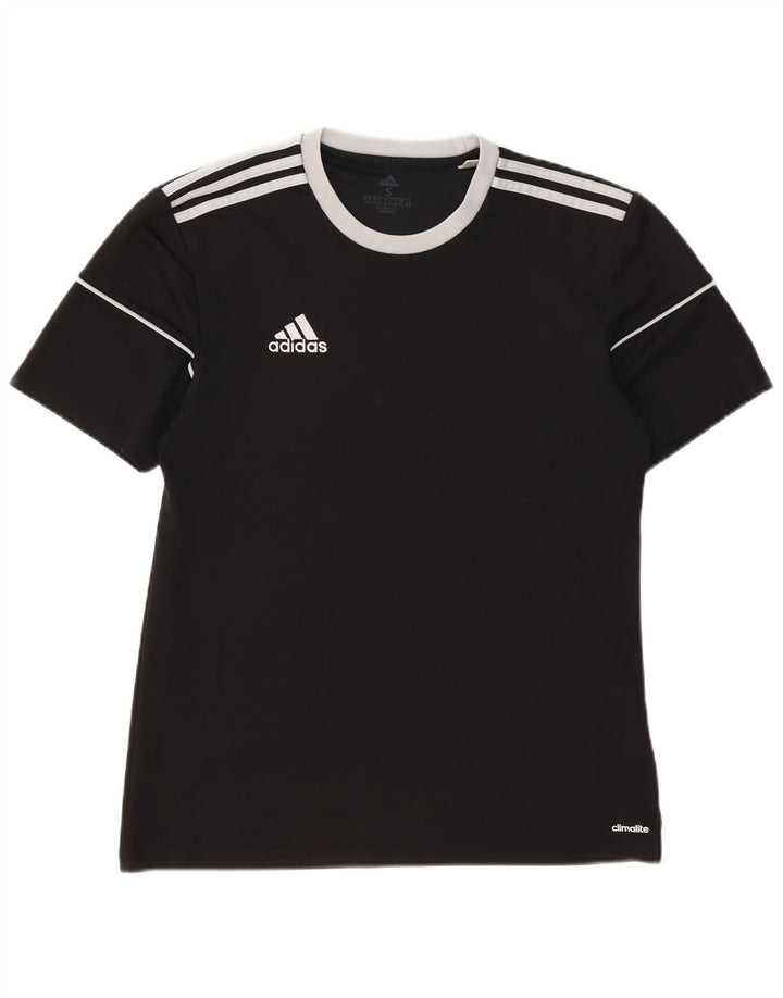 ADIDAS Herre Climalite T-Shirt Top Lille sort polyester