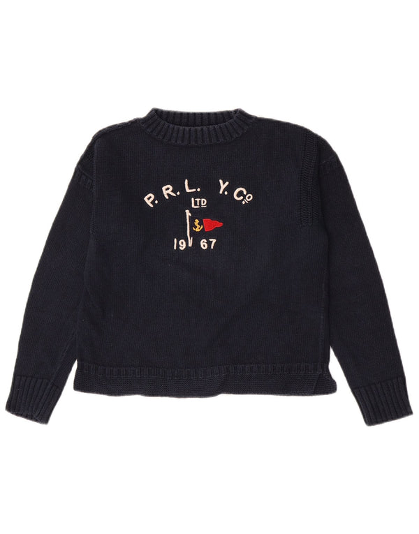 Polo Ralph Lauren Boys Crop Turtle Neck sweater 11-12 år Small Na