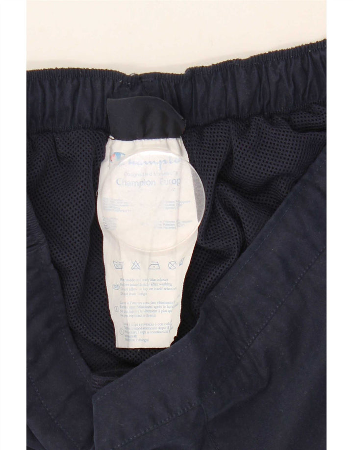 Champion Womens træningsdragt Bukser UK 12 Medium Navy Blue Polyester