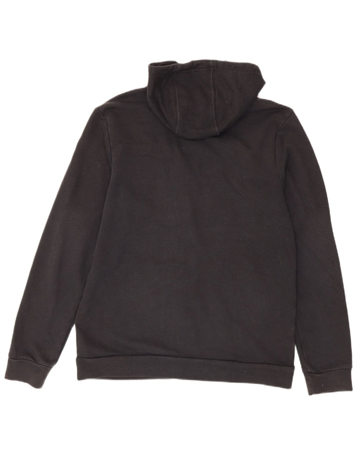 Adidas Hættetrøje med lynlås til mænd Medium Sort Colourblock Bomuld