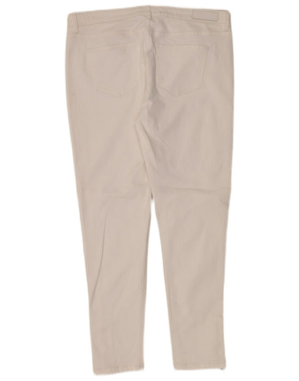 MARKS & SPENCER Dame Autograf Skinny Jeans W34 L28 Hvid
